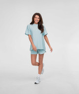 Southern Shirt Women's Lazy Days Top Sky Mist front view