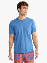 Fair Harbor Men's Kismet Tee Sea Blue front view
