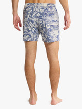 Fair Harbor Men's 5" Bungalow Trunk - Silver Palms