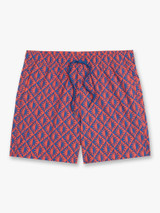 Fair Harbor Men's 5" Bungalow Trunks Cobalt Suns front lay