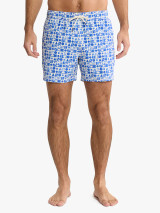 Fair Harbor Men's 5" Bungalow Trunk - Azure Geo