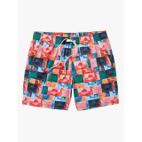 Fair Harbor Men's 5" Bungalow Trunks Seaside Glow flat lay