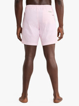 Fair Harbor Men's 7" Bayberry Trunks Pink Seersucker side view