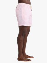 Fair Harbor Men's 7" Bayberry Trunks - Pink Seersucker