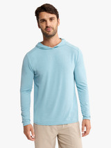 Fair Harbor Men's SeaBreeze Hoodie in Bay Blue