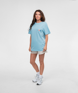 Southern Shirt Women's Pieces Paradise Tee Sky Blue front