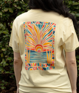 Southern Shirt Women's Pieces Paradise Tee Canary detail