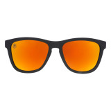 goodr Houston FC H-Town Hold It Down OG Sunglasses in Black/Amber front view