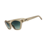goodr Deco G Sunglasses in Dulce De Leche Luxe side transparent view