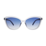 goodr Pounce G Sunglasses in Blue front transparent view
