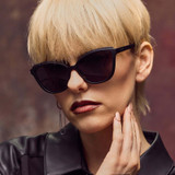 goodr Pounce G Sunglasses in Black lifestyle view