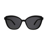goodr Pounce G Sunglasses in Black front transparent view