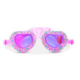 Bling2o Girls' Sprinkle Heart Swim Googles in Sugar Coated Sweetheart product view