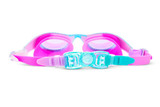Bling2o Girls' Neptune's Pearl Swim Goggles in Seafoam Siren side view