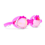 Bling2o Girls' Ribbon Glam Swim Goggles in Bow Dazzle Pink side view