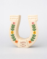 ban.do Horseshoe Ceramic Vase neutral front