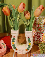 Ban.do Horseshoe Ceramic Vase