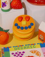 ban.do Pancake Smile De-Stress Ball front view