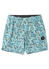 Vissla Men's Jungalo Volley Shorts Maui Blue detail