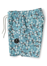 Vissla Men's Jungalo Volley Shorts Maui Blue front