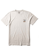 Vissla Men's Peaky Short Sleeve Tee in White front view