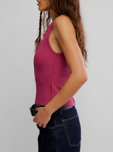 Free People Women's Jamie Henley Tank in Sangria