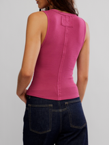 Free People Women's Jamie Henley Tank in Sangria