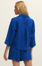 Z Supply Helena Airy Gauze Top Nautical back