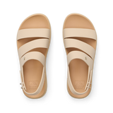 Reef Women's Water Vista Higher 2 Platform Sandals Cream sole view