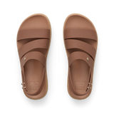 Reef Women's Water Vista Higher 2 Platform Sandals Chocolate angle view