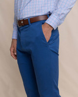 Southern Tide Men's Channel Marker Stretch Chino Pants Nautical Blue back