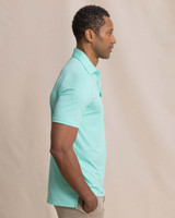 Southern Tide Men's Coastal Breeze Performance Polo in Gulf Shores side view