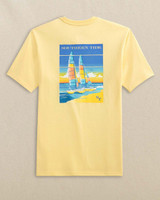 Southern Tide Men's Beachside Catamarans Short Sleeve T-Shirt Pineapple back