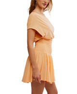 free-est by Free People Women's Scorching Hot Mini Dress in Icey Apricot