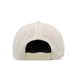 Melin Odysea Stacked Hydro Snapback Hat in Yellow Jacket detail view