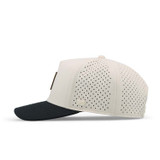 Melin Odysea Stacked Hydro Snapback Hat in Yellow Jacket back view