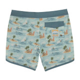 Sendero Provisions Co. Men's Point Bar Boardshorts in Malibu Cowboy - Light Blue