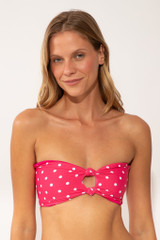 Rio de Sol Women's Kiko Lani Bandeau Bikini Top