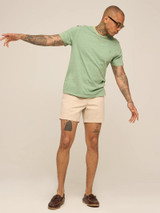 Chubbies Men's Originals Stretch Short 5.5 inch Khaki side view