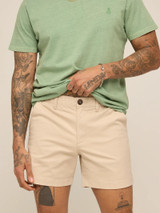 Chubbies Men's Originals Stretch Short 5.5 inch Khaki full length
