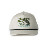 Burlebo Boys' Bait and Rigs Snapback Hat in Tan