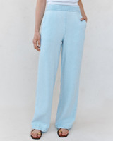 Bella Dahl Women's Multi Stitch Catalina Pants Coast back view