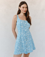 Bella Dahl Women's Vintage Fleur Denim Dress full length