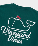 Vineyard Vines Men's Golf Flag Short-Sleeve Tee in Charleston Green