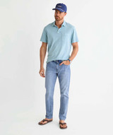 Vineyard Vines Men's Surf Polo in Del Mar Blue