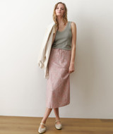 Marine Layer Women's Avery Hemp Midi Skirt | TYLER'S