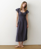 Marine Layer Women's Skye Midi Dress in Indigo