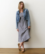 Marine Layer Women's Ash Crop Denim Jacket