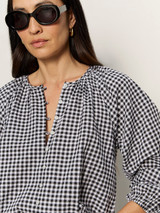 Sanctuary Women's Perfect Gingham Blouse Top detail view