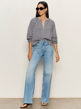 Sanctuary Women's Perfect Gingham Blouse Top back view